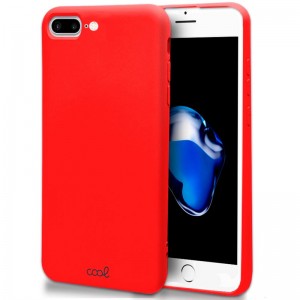 Carcasa COOL para iPhone 7 Plus / iPhone 8 Plus Cover Rojo D