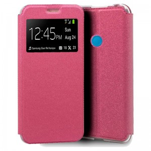 Fundação COOL Capa de Flip para Realme C3 / Realme 6i Liso Rosa D