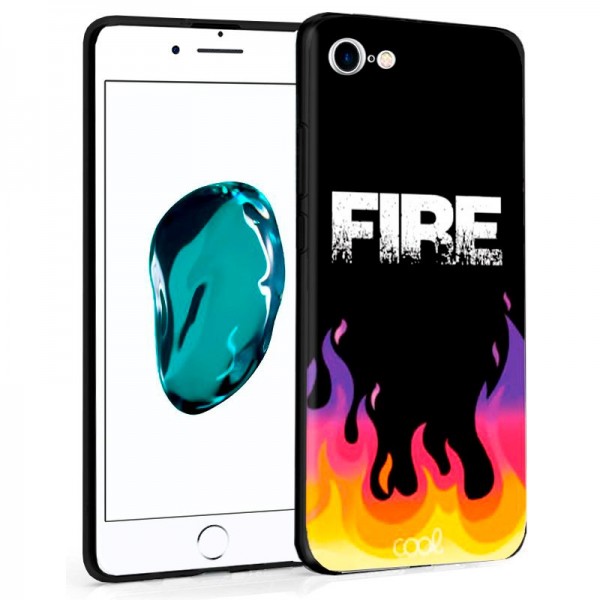 Capa iPhone 7 / 8 / SE (2020) Desenhos Fire D