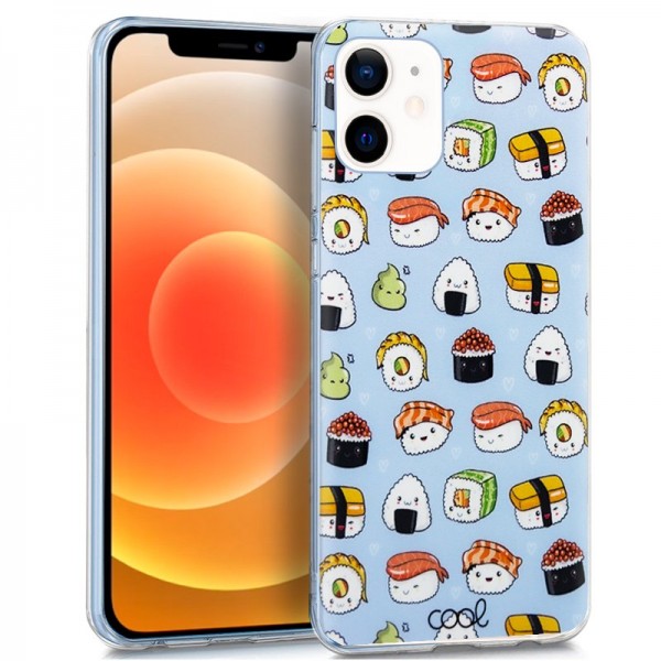 Carcaça COOL para iPhone 12 mini desenhos Sushi D