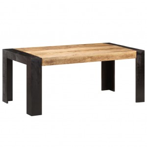 Mesa de jantar em madeira de mangueira maciça 180x90x76 cm D