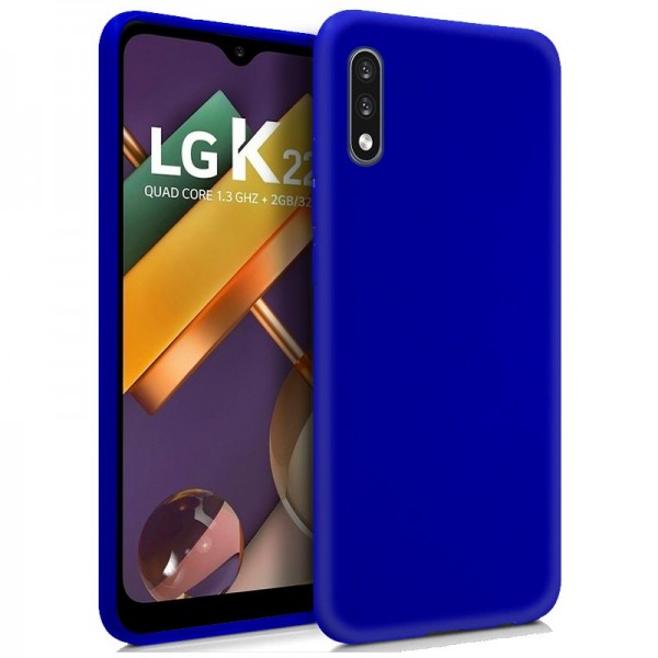 Funda COOL Silicona para LG K22 (Azul) D