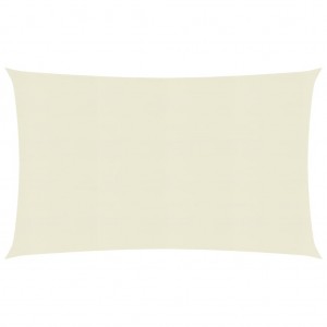 Toldo de vela crema HDPE 160 g/m² 2x5 m D