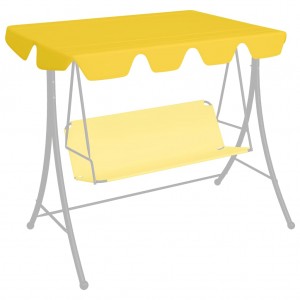 Caneta de reposição balanço jardim amarelo 150/130x70/105 cm D