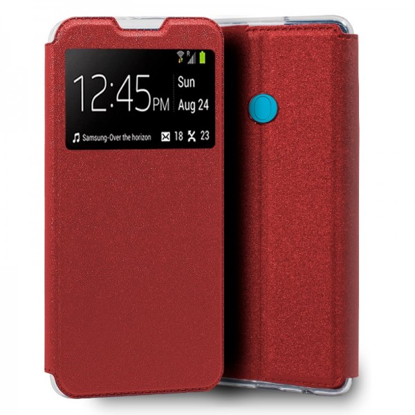Funda Flip Cover Samsung M115 Galaxy M11 / A11 Liso Rojo D