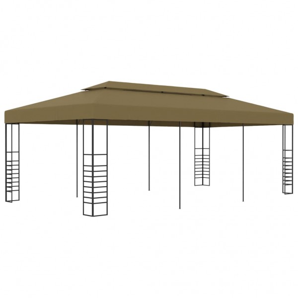 Pia de jardim 6x3x2.7 m taupe cinza 180 g/m2 D