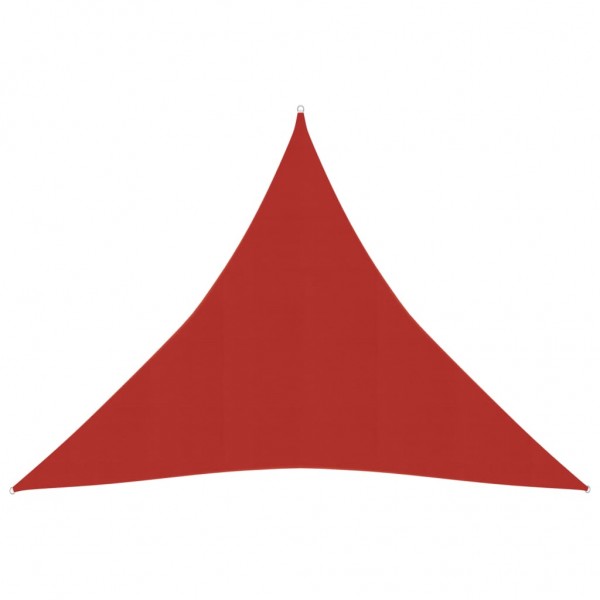 Ático de vela vermelho HDPE 160 g/m2 4,5x4,5x4,5 m D
