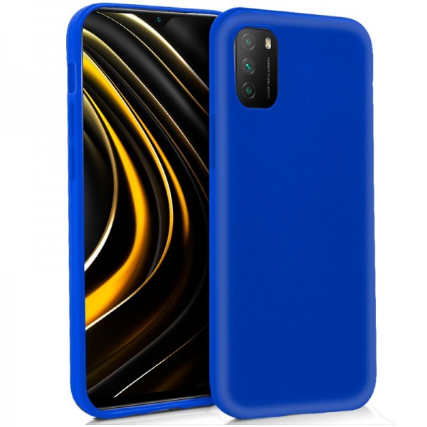 Funda Silicona Xiaomi Pocophone M3 (Azul) D