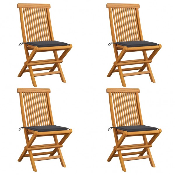 Cadeiras de jardim de madeira de teca D