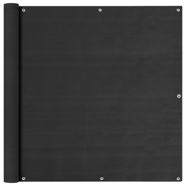 Toldo para balcão HDPE cinza-antracita 120x600 cm D