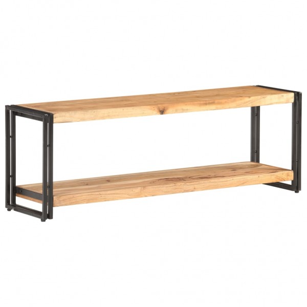 Mueble para TV madera maciza de acacia 120x30x40 cm D