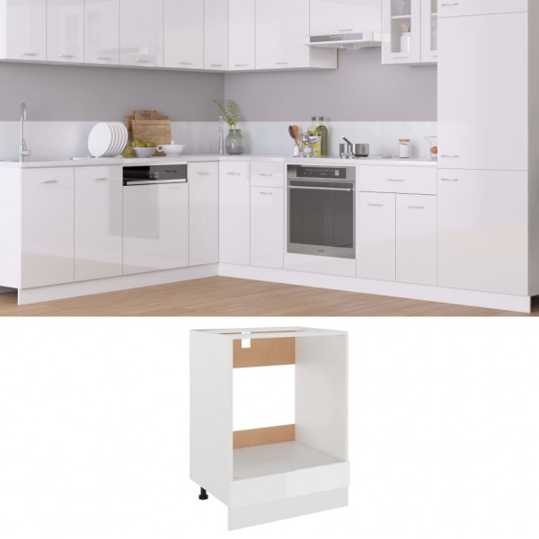 Armario colgante cocina contrachapada blanco 60x31x60 cm