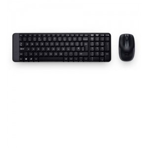 TECLADO+RATON LOGITECH MK220 WIRELESS NEGRO D