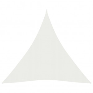 Toldo de vela blanco HDPE 160 g/m² 5x6x6 m D