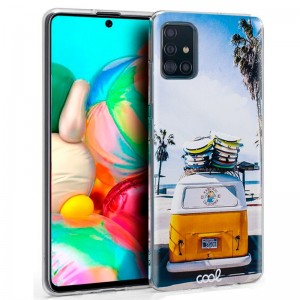 Carcaça COOL para Samsung A715 Galaxy A71 Desenhos de Furgo D