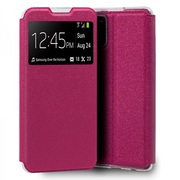 Funda COOL Flip Cover para Samsung A025 Galaxy A02s Liso Rosa D