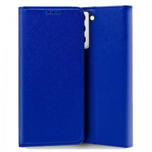 Fundação COOL Capa de Flip para Samsung G990 Galaxy S21 luz azul D