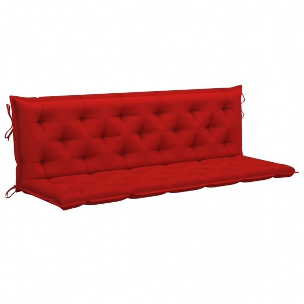 Cojín para columpio balancín de tela rojo 180 cm Cojín para columpio balancín de tela rojo 180 cm D