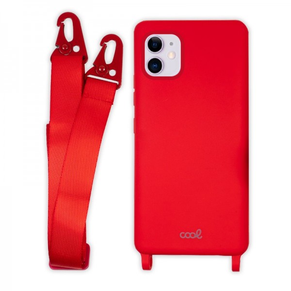 Carcasa COOL para iPhone 11 Cinta Rojo D