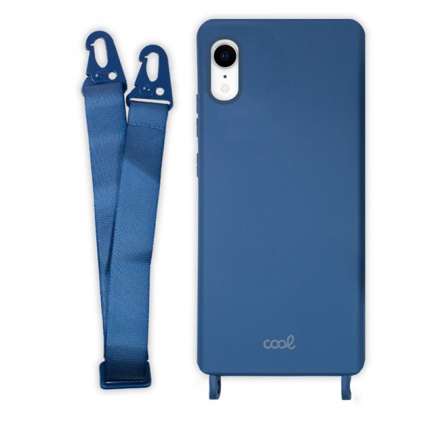 Carcasa COOL para iPhone XR Cinta Azul D