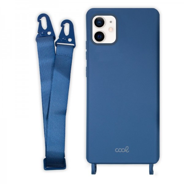 Carcasa COOL para iPhone 12 mini Cinta Azul D