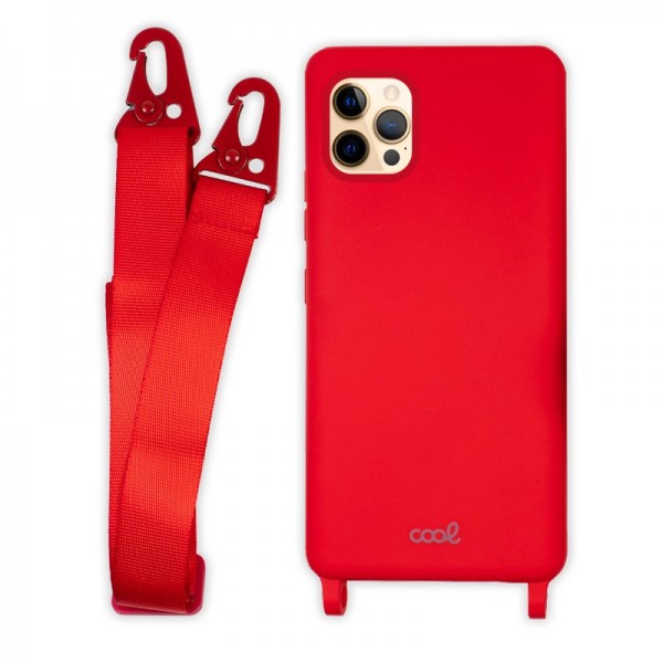 Carcaça COOL para iPhone 12 Pro Max Faixa Vermelha D