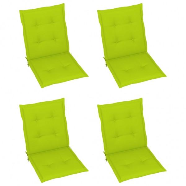 Cushion cadeira jardim apoiado sob 4 uas tela Oxford verde claro D