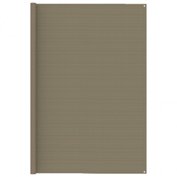 Tapete de tenda cinza taupe 250x550 cm D