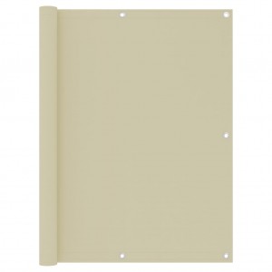 Toldo para balcón tela oxford crema 120x300 cm D