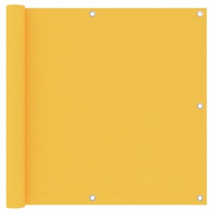 Toldo para balcão tecido oxford amarelo 90x300 cm D