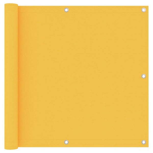 Toldo para balcão tecido oxford amarelo 90x300 cm D