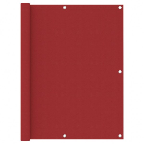 Toldo para balcão de tecido Oxford vermelho 120x500 cm D