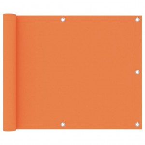 Toldo para balcón tela oxford naranja 75x400 cm D