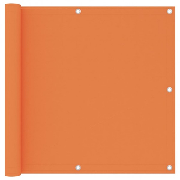 Toldo para balcão tecido Oxford laranja 90x400 cm D