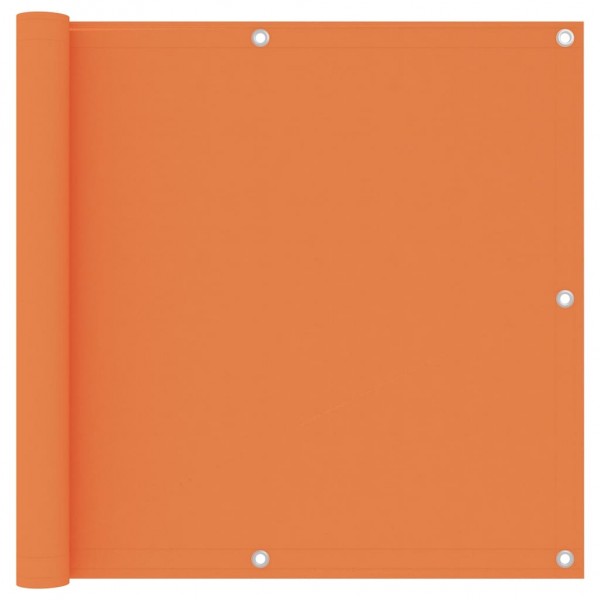 Toldo para balcón tela oxford naranja 90x500 cm D