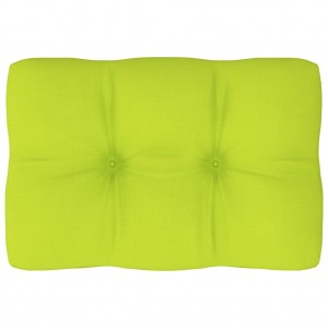 Cojín para sofá de palets de tela verde claro 60x40x12 cm D