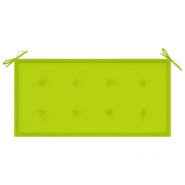Cusco de banco de jardim tecido Oxford verde claro 100x50x3 cm D