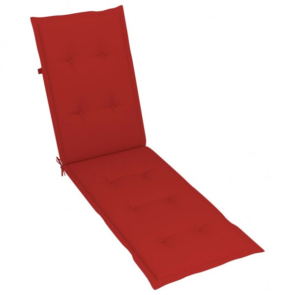 Cama de cama vermelha (75+105) x 50x3 cm D