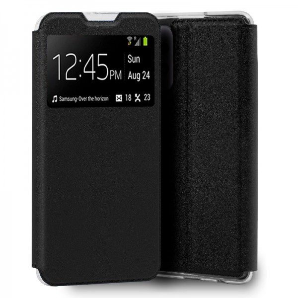 Funda COOL Flip Cover para Samsung A525 Galaxy A52 / A52 5G / A52s 5G Liso Negro D