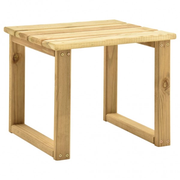 Mesa de tumbona madera de pino impregnada 30x30x26 cm D