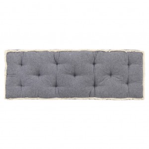 Cojín para sofá de palets azul 120x40x7 cm D