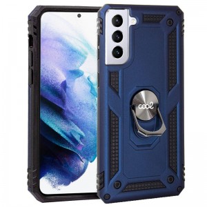 Carcaça COOL para Samsung G996 Galaxy S21 Plus anel rígido azul D