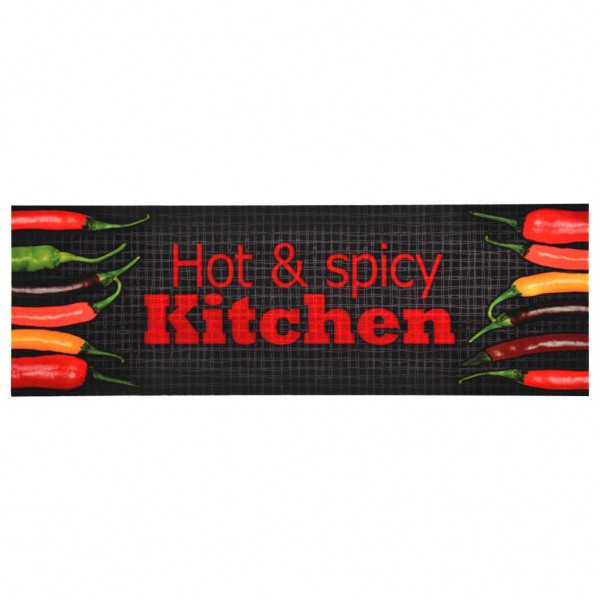 Alfombra de cocina lavable Hot & Spicy 60x300 cm D