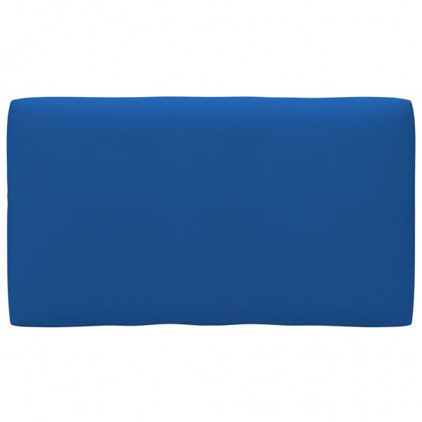 Cama de sofá de paletes de tecido azul 70x40x12 cm D