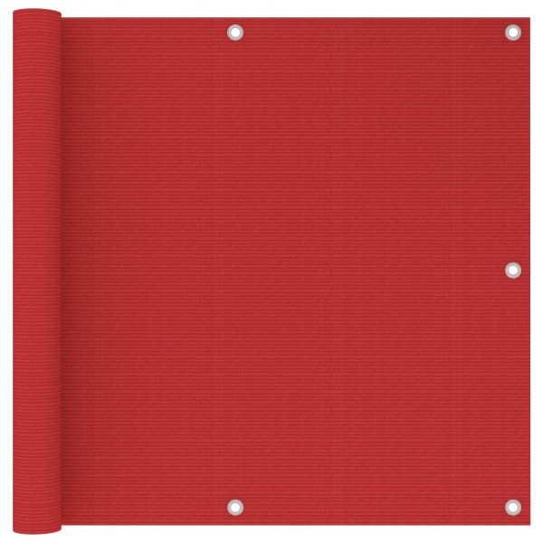 Toldo para balcão HDPE vermelho 90x300 cm D