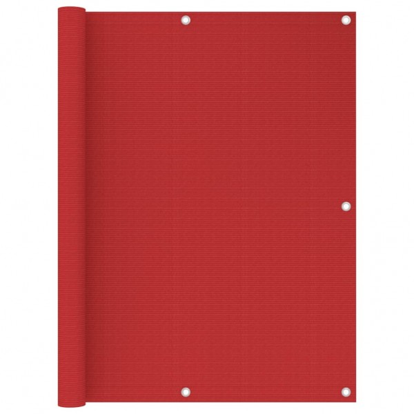Toldo para balcón HDPE rojo 120x400 cm Toldo para balcón HDPE rojo 120x400 cm D