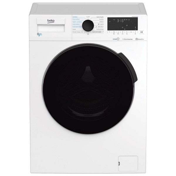 Lavadora BEKO C/D 8/5kg HTV 8716 DSW BTR branco D