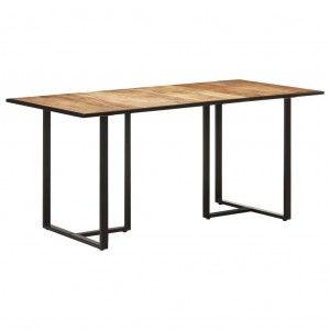 Mesa de jantar madeira de mangue áspero 160 cm D