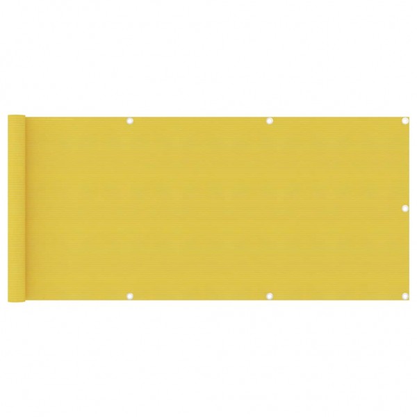 Toldo para balcão HDPE amarelo 75x400 cm D