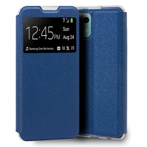 Funda COOL Flip Cover para Xiaomi Mi 11 Lite / Mi 11 Lite 5G Liso Azul D